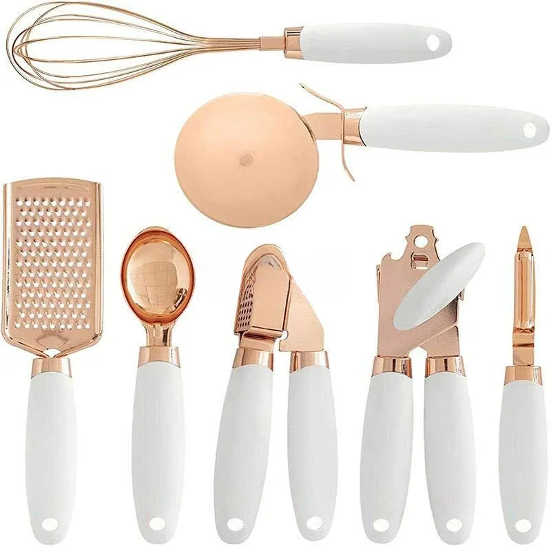 Kitchen Gadgets Gold - Ensemble de 7 ustensiles de cuisine