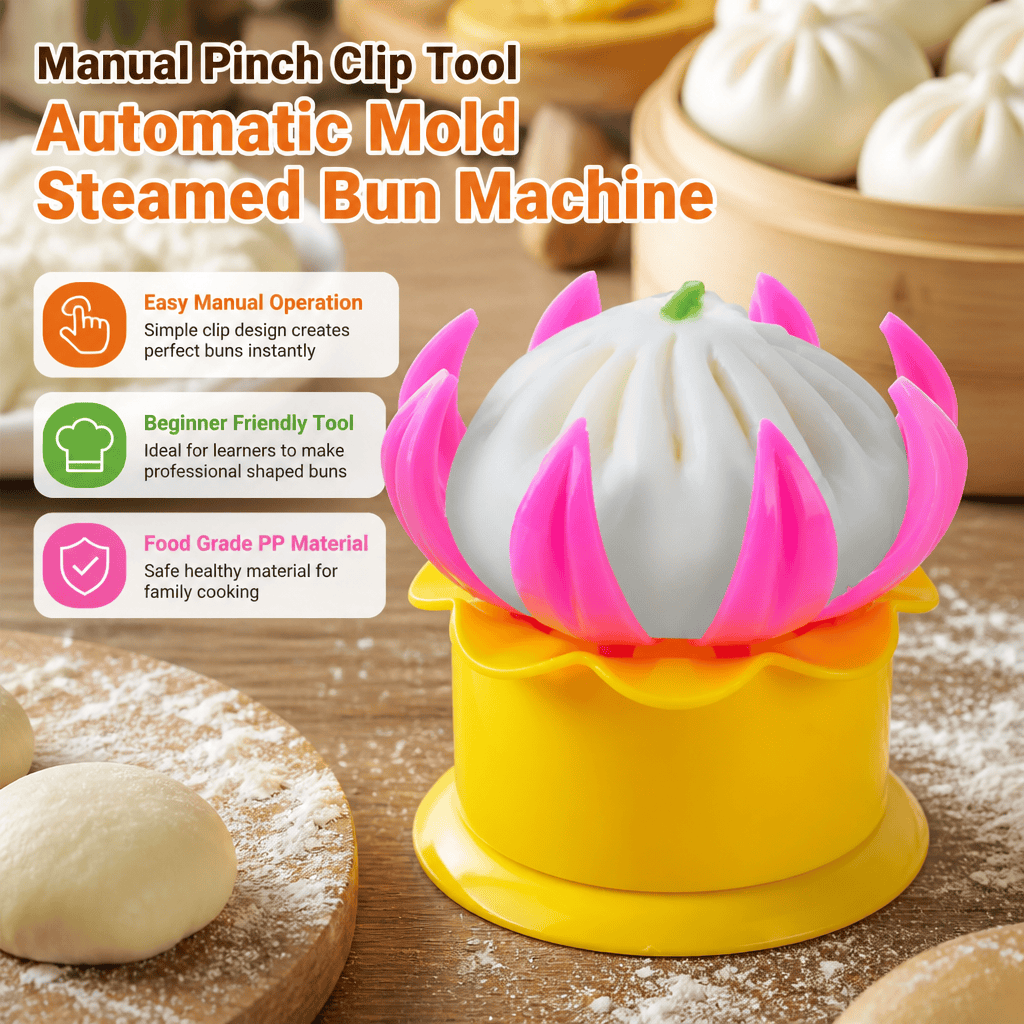 Kitchen Gadgets Dumpling Maker - Moule à pains vapeur manuel, outil