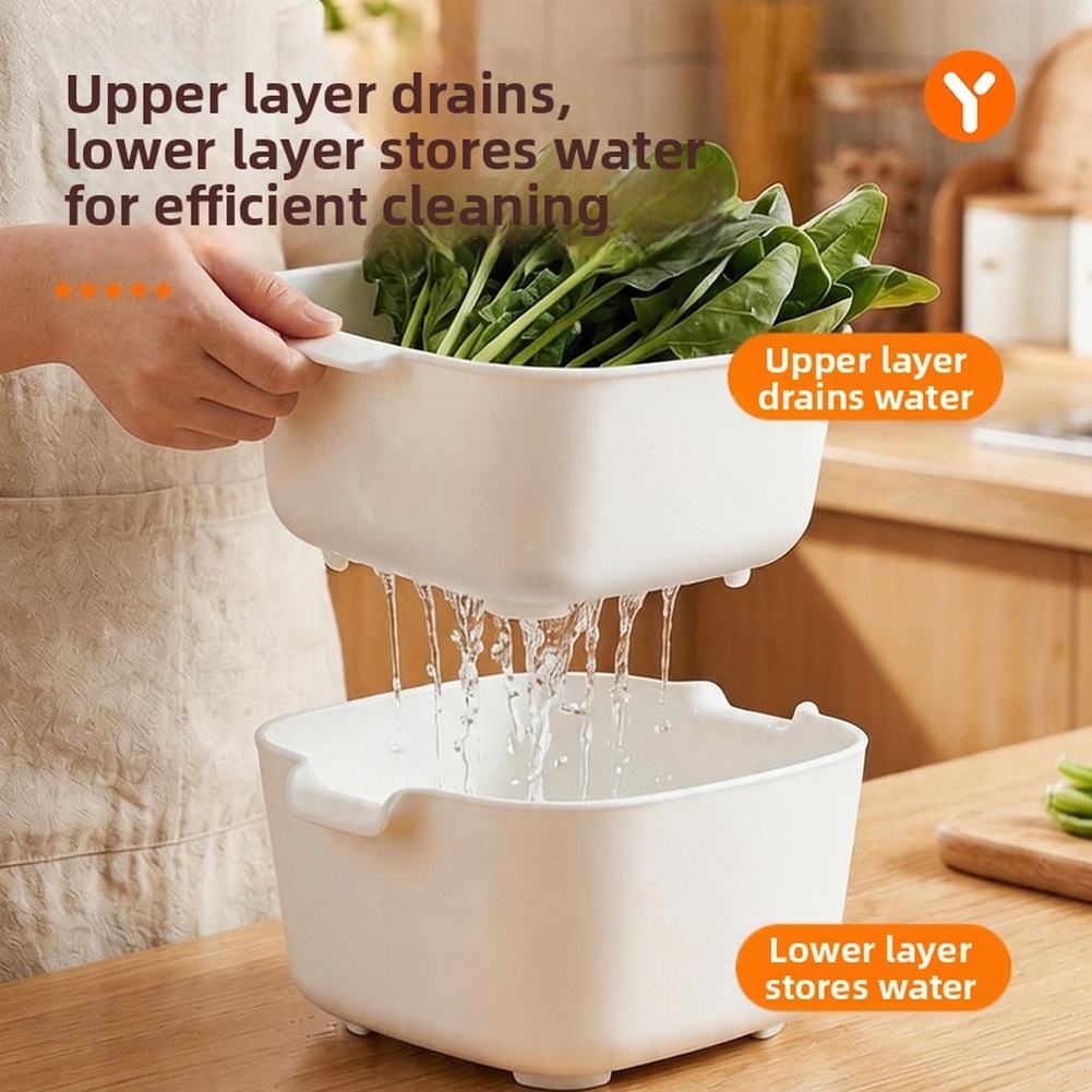 Panier égouttoir à deux niveau - Kitchen Gadgets Organizer avis et prix