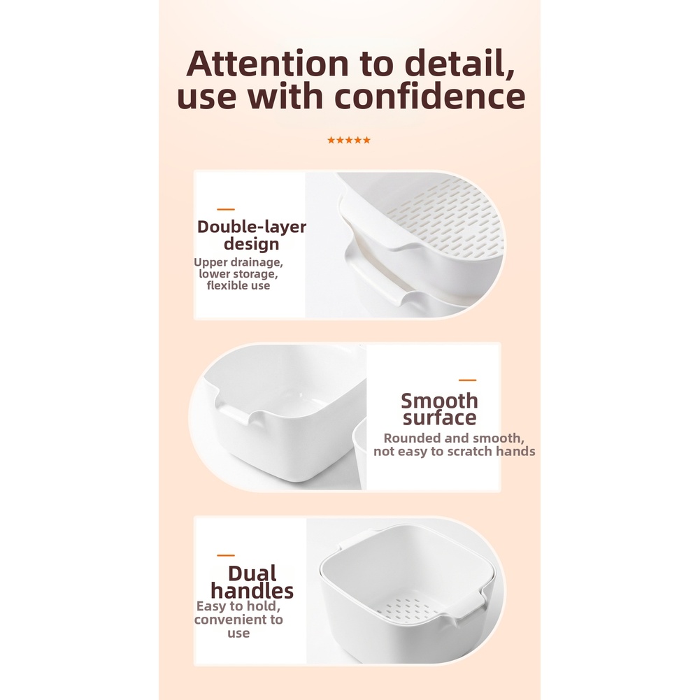 Panier égouttoir à deux niveau - Kitchen Gadgets Organizer avis et prix