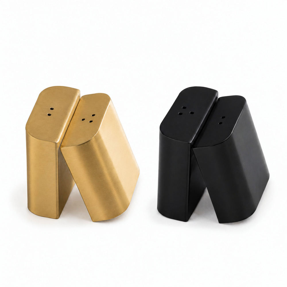 Salière et poivrière en acier  - Kitchen Gadgets Gold avis et prix